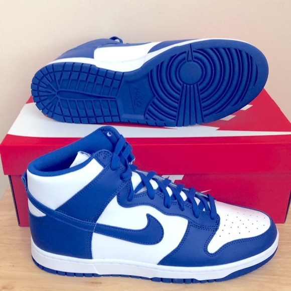 NIKE DUNK HI RETRO ‘KENTUCKY’ SNEAKERS - Picture 8 of 10